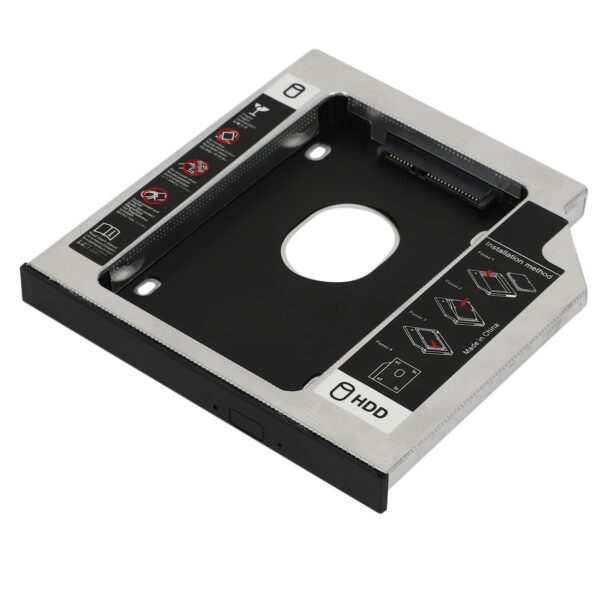 מתאם לדיסק קשיח SLIM DVD SSD CADDY TRAY IDE Universal 12.7mm