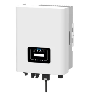 Introducing the DEYE SUN-10K-G05 Inverter: Your Trusted Choice for Photovoltaic Systems Enhance your photovoltaic setup with the DEYE SUN-10K-G05 inverter—a three-phase, on-grid inverter known for its cutting-edge technology and exceptional reliability. It includes a DC disconnector, Wi-Fi connectivity, and dual Maximum Power Point Tracking (MPPT) for peak energy efficiency and seamless integration with monitoring systems, optimizing energy management for your installation. Prioritizing safety, the DEYE SUN-10K-G05 is equipped with Type II surge arrestors on both its AC and DC sides to protect against voltage spikes, safeguarding your system. Its DC disconnect switch allows the DC circuit to be safely disconnected during maintenance or emergencies, aligning with rigorous safety standards to protect users and equipment. Built for longevity, the DEYE SUN-10K-G05 offers remarkable durability and dependable performance. With a 12-year warranty, it showcases the superior craftsmanship and longevity of its components. Resistant to various weather conditions, this inverter is suitable for both small residential and larger commercial setups. Its robust design ensures prolonged, hassle-free operation. One key feature of the DEYE SUN-10K-G05 is its Wi-Fi connectivity, which enables remote system monitoring. Users can track system performance in real-time, allowing for swift response to any issues and optimal operation adjustments. With its superior efficiency, advanced safety features, and unwavering reliability, the DEYE SUN-10K-G05 is the ideal solution for any photovoltaic project.