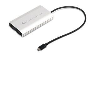 OWC USB-C Dual HDMI 4K Display Adapter with DisplayLink and Power Pass-Through for Apple silicon M1, M2, M3, and M4 Macs or other Macs or PCs with USB-C or Thunderbolt