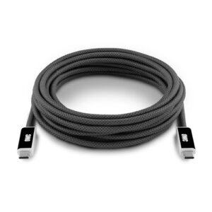 4.5M (15') USB4 (40Gb/s) Active Optical Cable - Black Color, Longer Distance. Maximum Performance. Highest Reliability.