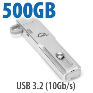 500GB Envoy Pro mini thumbdrive profile SSD with lanyard