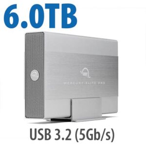6.0TB OWC Mercury Elite Pro 3.5-inch USB 3.2 (gen 1) 5Gb/s External Storage