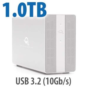 1TB Mercury Elite Pro Dual with 3-Port USB Hub SSD Storage Solution (480GB Exrteme Pro x 2)