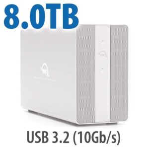 8TB Mercury Elite Pro Dual with 3-Port USB Hub SSD Storage Solution (2TB Exrteme Pro x 2)