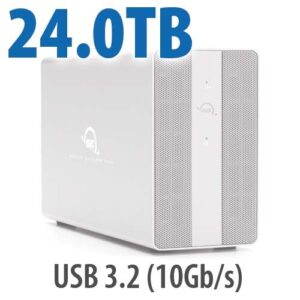 24TB Mercury Elite Pro Dual with 3-Port USB Hub Storage Solution (HDD)