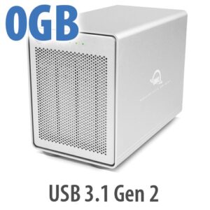 OWC Mercury Elite Pro Quad RAID 5 Four-Bay External Storage Enclosure with Softraid for OWC, RAID 0/1/4/5/1+0