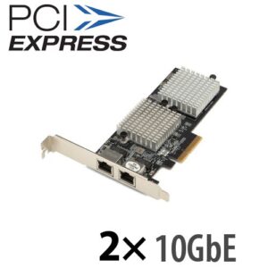 OWC 10G 2-Port PCIe Ethernet Card for TB Chassis/PCIe Slots