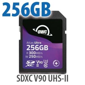 256GB OWC Atlas S Ultra SDXC UHS-II V90 Media Card