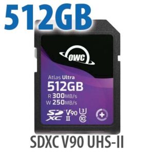 512GB OWC Atlas S Ultra SDXC UHS-II V90 Media Card