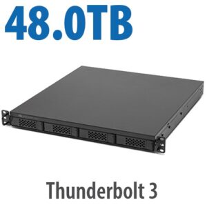48TB (4 x 12TB) x 4 Drives + PCIe Slot + Softraid for Mac & PC Powered/Included