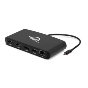 OWC 5 Port Thunderbolt 3 min-Dock 2 x HDMI, features 2 x HDMI 4K60, USB 3, USB 2, 1GB Network!