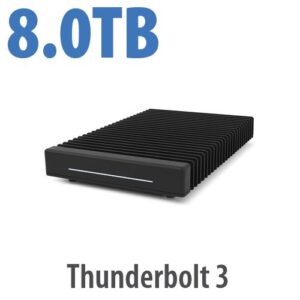 8.0TB OWC ThunderBlade Ultra High-Performance Thunderbolt 3 Storage Solution. Extreme performance external SSD. Includes Thunderbolt 3 cable.