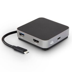 OWC 5-Port Travel Dock 100W- Space Gray (ethernet)