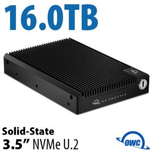 OWC U.2 Shuttle with OWC Aura Pro 4.0TB x 4