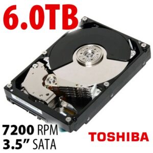 6.0TB MG08ADA600E Series SATA Interface Enterprise Class Hard Disk Drive 3.5-Inch | SATA 6.0Gb/s | 7200RPM | 64MB Cache