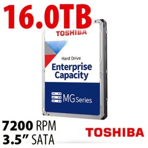 16.0TBMG09ACA16TE Series SATA Interface Enterprise Class Hard Disk Drive 3.5-Inch | SATA 6.0Gb/s | 7200RPM | 128MB Cache