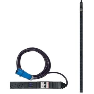 פס שקעים 32A מנוטר 0U עם 24 שקעים ישראליים - TE-PDU32-02